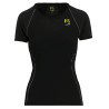 Damen T-Shirt Karpos Lavaredo W Jersey schwarz-weiss